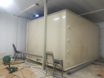 Полипропиленовая емкость на 30 м³ для питьевой воды