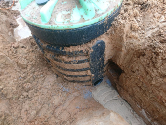 Пластиковый колодец цельнолитой с дном Родлекс-КДУ