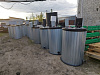 Полиэтиленовые емкости на 1 м³ Ø 1000 Н 1300 с утеплением греющим кабелем и облицовкой