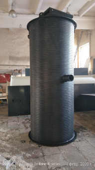 Полиэтиленовая ЛНС Ø 1200 Н 3000 на базе насосов Грундфос SEG 40.09.2.50B