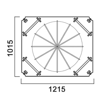 Крышка для пластиковых контейнеров К650