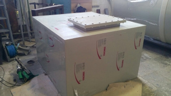 Полипропиленовый бак на 2,4 м³ для горячей воды (ГВС)