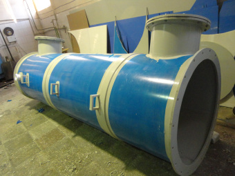 Верхняя часть декарбонизатора из полипропилена с толщиной стенки 8 мм стоимость от 162 800 рублей.