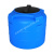 Цилиндрическая синяя емкость с ребрами жесткости и люком.