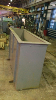 Полипропиленовая ванна для промывки гальванических стоков 2400х700х1420