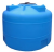 Цилиндрическая синяя емкость с ребрами жесткости и люком.