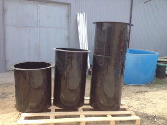 Пластиковые вставки в бетонные колодцы Ø 950 Н 1000 Ø 950 Н 1300 Ø 950 Н 2000