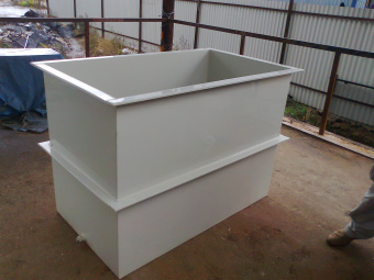 Полипропиленовая ванна 1200х800х1000 для гальваники