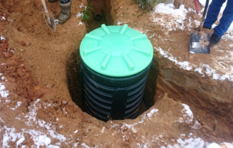 Пластиковый колодец цельнолитой с дном Родлекс-КДУ