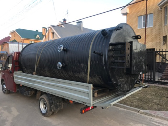 Полиэтиленовая ЛНС Ø 1500 Н 4500 на базе насосов KSB