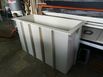 Гальваническая полипропиленовая ванна 1700х800х1100