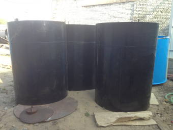 Пластиковые вставки в бетонные кольца Ø 1450 Н 1800