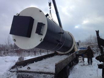 Полиэтиленовая КНС Ø 1800 Н 6000 на базе насосов Грюндфос