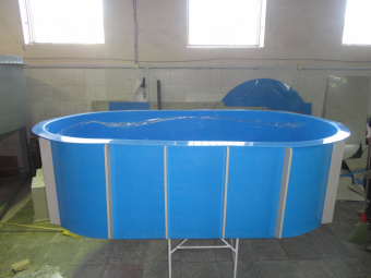 Полипропиленовая детская купель 2500х1300х750