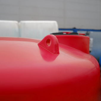 Емкость для КАС TRN 5000 л с откидной крышкой красная