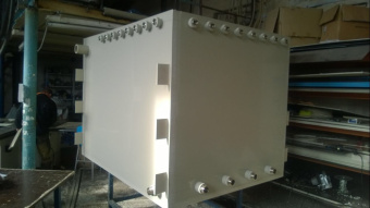 Полипропиленовый бак на 4,5 м³ для смешивания кислот