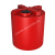 Цилиндрическая красная емкость, люк обслуживания сверху. Цилиндрическая красная емкость, люк обслуживания сверху.