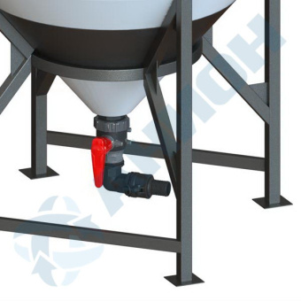 Пластиковый бункер на 1400 л (Б1400МФК2С)