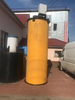 Полиэтиленовая мини КНС Ø 1200 Н 4300 на базе насосов Педролло Бсм 15 50 с ПУ на корпусе