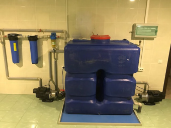 Насосная станция водоснабжения
  с механическим датчиком