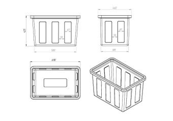 Ванна K 90 (синяя)