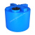 Цилиндрическая синяя емкость с люком и ребрами жесткости.