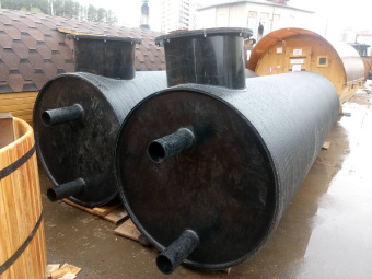 Пластиковые подземные накопительные емкости на 25 м³ Ø 2000 L 8000 для питьевой воды