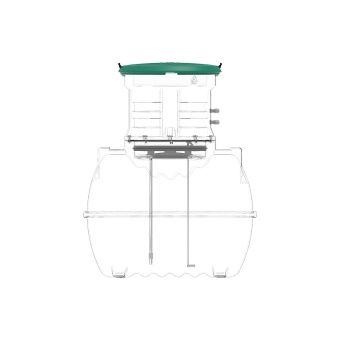 Изотермический контейнер КРИ1200_G4 для перевозки живой рыбы, со сливом