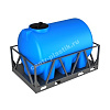 Пластиковая емкость H 2000 в обрешетке
