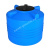 Синяя цилиндрическая емкость с ребрами жесткости.