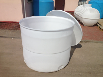 Полиэтиленовая купель Ø 1800 Н 1425 с крышкой