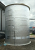 Полипропиленовая емкость на 40 м³ Ø 3400 Н 4500 с утеплением для технической воды