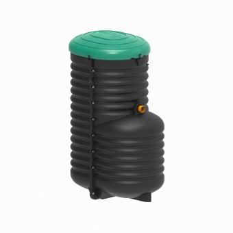 Пластиковая емкость 260ЕК объемом 260 л с резьбовой крышкой