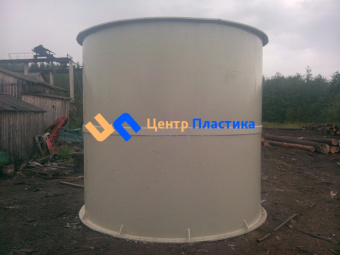 Емкость на 10 кубов для питьевой воды из ПП Ø2060 Н 3600