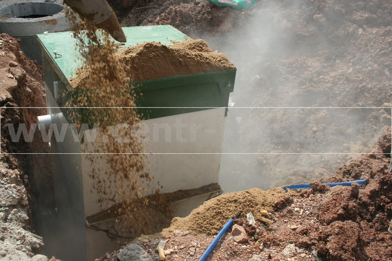 Обратная засыпка с одновременным заполнением