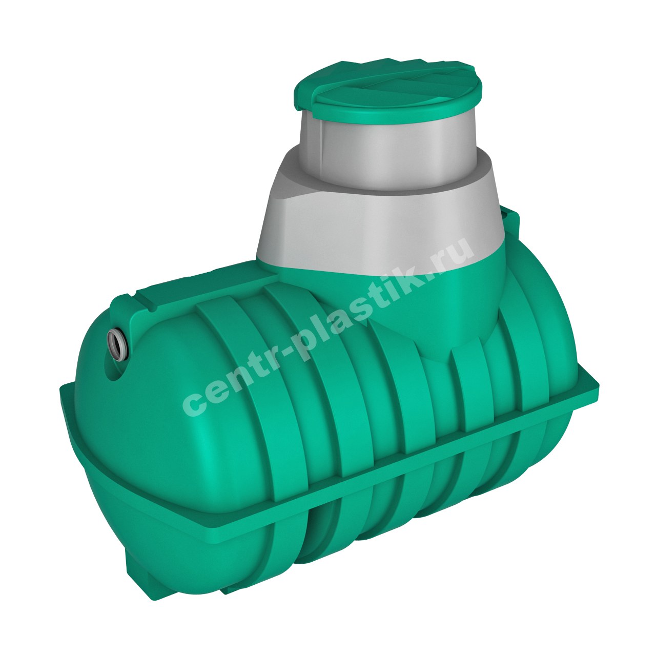 Пластиковый септик для загородного дома — вид сверху