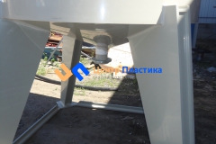 Фото №1. Емкость с коническим дном (бункер БДС) Germes-Plast БДС 8 000 ПП. (Вид 1)