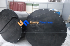 Фото №2. Пластиковый бункер (БДС) объемом 1 м3. (Вид 2)