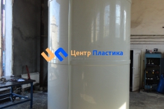 Фото №1. Емкости из ПП Ø 1500 Н 4500 мм на 8 м3 для питьевой воды. (Вид 1)