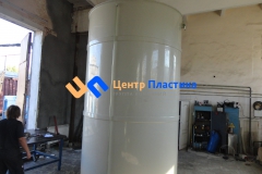 Фото №2. Емкости из ПП Ø 1500 Н 4500 мм на 8 м3 для питьевой воды. (Вид 2)