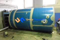 Фото №1. Емкость из ПП на 10м3 для питьевой воды. (Вид 1)