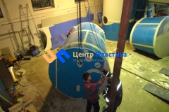 Фото №4. Емкость из ПП на 10м3 для питьевой воды. (Вид 4)