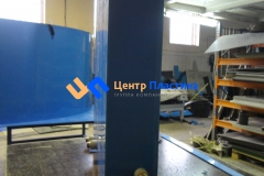 Фото №2. Емкость из синего ПП для питьевой воды. (Вид 2)