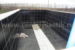 Фото бетонного бассейна до облицовки (вид 1)