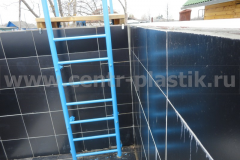 Фото бетонного бассейна до облицовки (вид 2)