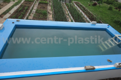 Фото №6. Фото установки пластикового бассейна