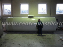 Фото 1. Горизонтально-цилиндрическая емкость Ø2050 L 6000, на 20 м3