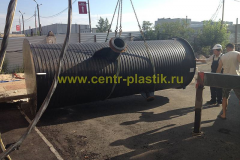 Фото №1. Комплектная насосная станция Germes-Plast KNS производительностью 31,2 м3/час.