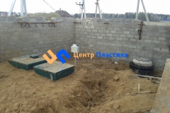 Окончательная засыпка септика Юнилос-Астра 100 песком