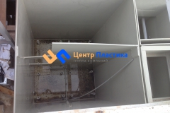 Вид на резервуар сверху